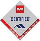 certified GAF roofing company